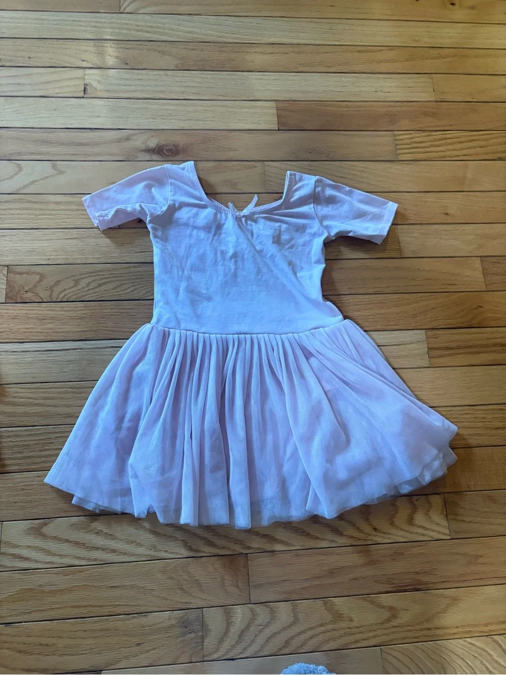 Girls Toddler Pink Ballet Leotard Dress & Skirt Set Size 4
